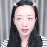 완전 쌩얼로 유튜브 찍은 윤보미 jpgif