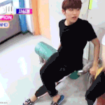 [박우진] 학교 <b>복도</b>에 나와있는 체대선배인줄....