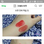 혹시 이 틴트랑 <b>색상</b> 비슷한거 아는사람 ㅠㅠㅠ
