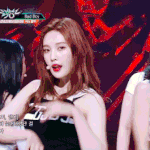 뮤뱅에서 예뻤던 레드벨벳 조이 <b>gif</b>