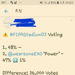 [EXO] 26000표 정도 차이로 <b>지고</b>잇네