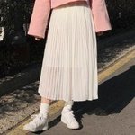이런 롱스커트 <b>검정</b>색 있는데 이상함?