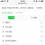 지금 비이버 <b>실검</b> 1위 뭔지 앎?