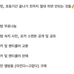 [세븐틴] 초동끝날때까지 하면안되는 <b>행동</b>이야!