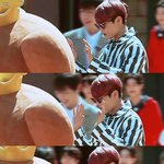 [박우진] <b>낯가림</b> 매우약간 해제되서 조심스럽게 만지는고