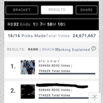 [방탄소년단] 5시 넬볻툽 추이(+990)