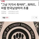 워마드 기사는 하루가 멀다하고 나는군
