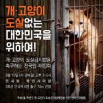 8월 15일(수) 개.고양이 도살없는 대한민국을 위한 대국민<b>집회</b>