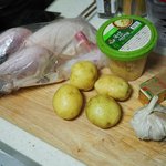 [자취요리] <b>복날</b>을 위한 요리 '로스트치킨' '삼계탕'을 만들어보았습니다...