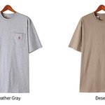 그럼 칼하트 반팔티 색 추반 좀....