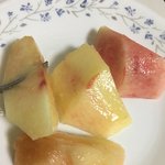 아 복숭아 <b>개말</b>랑해