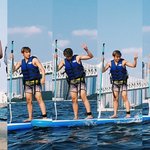 [박우진] 패들보드 타는거 너무다 진짜