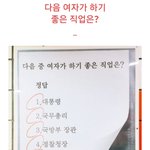 [워마드띵문] 다음 여자가 하기 좋은 직업은?