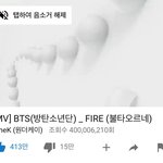 [방탄소년단] 방탄소년단 <b>FIRE</b> 4억뷰 달성