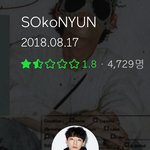 영비 앨범 나왓는데 <b>평점</b>ㅋㅋㅋ