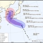 우리나라 19호 태풍 솔릭 영향 피할수없을것으로