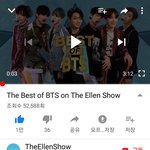[<b>방탄소년단</b>] 너튭에 엘len쇼 Best of <b>BTS</b> 영상 올라옴