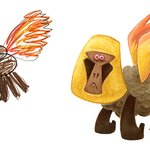 아이가 그린 <b>몬스터</b>를 다시 그렸다