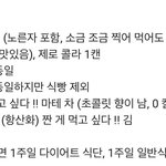 나 이 <b>식단</b>대로 하는중인데