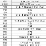 아 <b>휴교</b> 실화냐