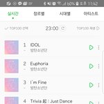 [방탄소년단] 멜론차트실화냐