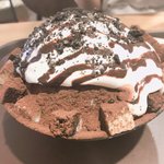 설@에서 초코브라우니 <b>빙수</b> 시켰는데