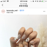 <b>호피</b> 네일 어떤것같아?? 역시 유행은 돌고도는듯