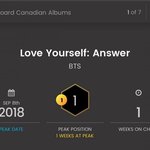 [대박] 방탄 캐나다 빌보드 <b>앨범차트</b>에서도 1위