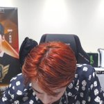 [EXO] 세훈이 염색 빨강은 아니고 약간 <b>레드브라운</b> 맞나?