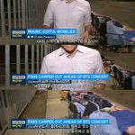 [모두드루와] +) 방탄팬 밤샘하는거 abc방송생중계 나옴