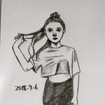 [댓글부탁해] 우울해서 스트레스 풀겸 그린 <b>그림</b>인데 <b>그림체</b> 괜찮아?