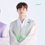 [황민현] 신한<b>은행</b> 추석인사 꽃도령 황민현❤