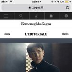 [세훈] 180920 제냐 이탈리아 공홈 메인