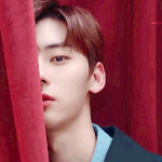 [황민현] 씨이앤 맥코트 촬영현장 <b>gif</b>
