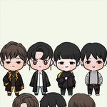 방탄 캐릭터 만들었는데 어때?