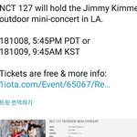 [NCT] 127 <b>지미</b>키멜쇼 미니콘서트출연