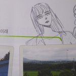 이런 그림<b>체로</b> 만화 그리면 볼거야?