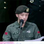 군복 입은 <b>미남</b> <b>군인</b> 연예인