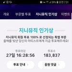 [방탄소년단] 헐;; 진희 인기상 격차 대박