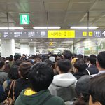 서울지하철7호선사고로 현재 퇴근길 큰불편 실검