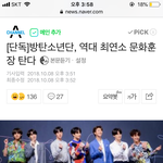 [방탄소년단] 방탄소년단, 역대 최<b>연소</b> 문화훈장 탄다