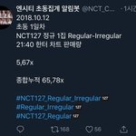 [EXO] 이번에 초동 <b>자체</b>기록 세운 NCT127.txt