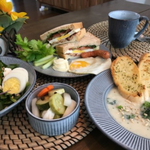 아침에 브런치 한번 먹겠다고 난리난리 ㅋㅋ