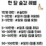 한달 <b>술값</b> 레벨