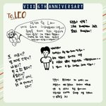 [LEO] 빅스 6주년 때 롤링<b>페이퍼</b>