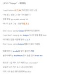 [EXO] <b>템포</b>랑 닿은순간 응원법 뜸