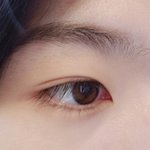 속눈썹 ㅈㄴ<b>직모</b>인거 ㅅㅂ