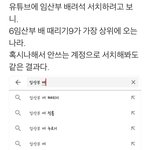 충격의 한국남자의 임산부 배때리기