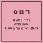 <b>블링크들</b> 글 쓰지마