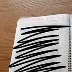 친구 생일편지로 <b>공책</b> 한권 다채웠당